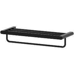 Изображение товара Полка для полотенец со штангой 60 cm (черный) (ARTWELLE)