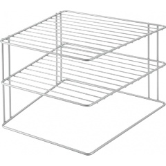 Изображение товара Полка кухонная универсальная Metaltex Palio 2-х уровневая 25х25х19 см