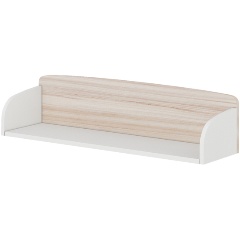 Изображение товара Полка навесная МЭРДЭС октрытая ПОД КБЕ Карамель/Белый