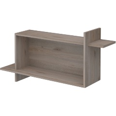 Изображение товара Навесная полка МЭРДЭС ПК-16 Н Нельсон серый ЛДСП 1000х24х53 см