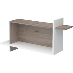 Изображение товара Полка навесная МЭРДЭС ПК-16 НБЕ Нельсон/Белый жемчуг