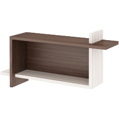 Изображение товара Навесная полка МЭРДЭС ПК-16 Шамони-Ч Карамель стильное хранение