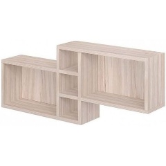 Изображение товара Навесная полка МЕРДЭС ПК-20 К Карамель 131.5x25x54.5 см для книг и декора