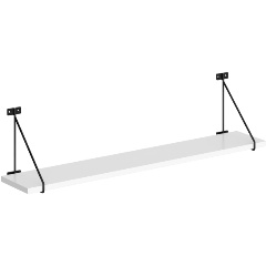 Изображение товара Полка навесная с полкодержателями SKYLAND SH3-BAR Белый 860х166х209 COFFEE