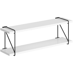 Изображение товара Полка навесная с полкодержателями SKYLAND SH4-ROD Белый 660х166х214 COFFEE