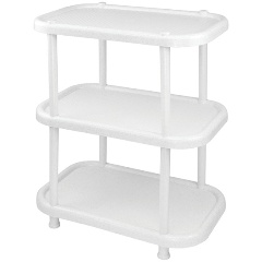 Изображение товара Полка овальная IDEA (3 секции) М 2716 Мраморный