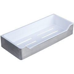 Изображение товара Полка прямоугольная одноэтажная с пластиковой вставкой Fixsen Hotel FX-31003C