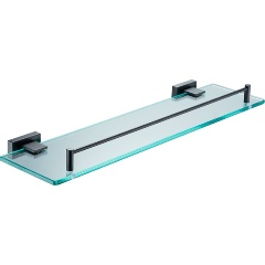 Изображение товара Стеклянная полка 1- ярус BELZ B90307 для ванной современный дизайн