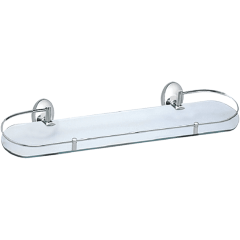 Изображение товара Полка стеклянная FASHUN A1607-1, хром