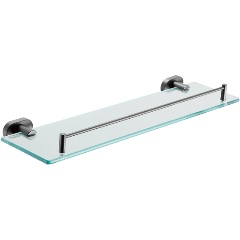 Изображение товара Полка стеклянная Shevanik SG5119T, оружейная сталь