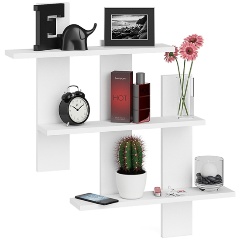 Изображение товара Миниатюрная белая полка СВК-5 для небольшой комнаты