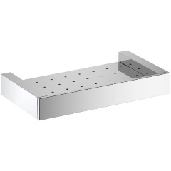 Изображение товара Полка Timo Petruma хром 15222/00 для ванной комнаты с креплениями