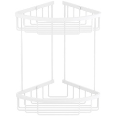 Изображение товара Полка угловая двойная Timo Saona 13082/16 белый матовый