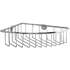 Изображение товара Угловая полка Milardo 105WC00M44 из нержавеющей стали хром подвесная