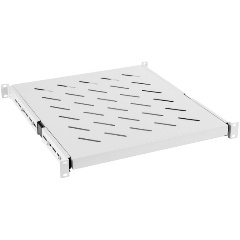 Изображение товара Полка выдвижная Cabeus JE05-800 500мм для шкафов и стоек глубиной 800 мм серый