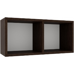 Изображение товара Полка WOODVILLE Модена-2 венге для дома и офиса 72.4x37 см