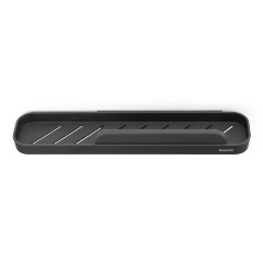 Изображение товара Полочка для душа BRABANTIA MindSet с скребком, графитовая