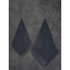 Изображение товара Махровое полотенце Sofi de Marko Samuel 50х90 антрацит хлопок из России