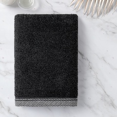 Изображение товара Полотенце махровое VEROSSA Fjord, Черный, 70х140