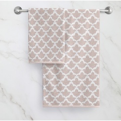 Изображение товара Полотенце махровое VEROSSA Treviso, Кофе/белый, 70х130