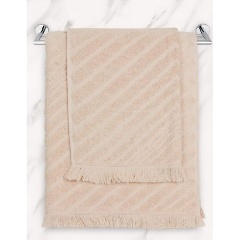 Изображение товара Махровое полотенце Sofi de Marko Evan 50х70 см бежевое из натурального хлопка