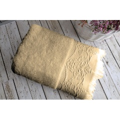 Изображение товара Полотенце Sofi de Marko FERONIA 50х90 бежевое махровое из хлопка