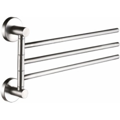 Изображение товара Полотенцедержатель D-Lin D254280 сталь серебристый настенный для ванной