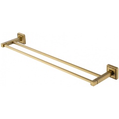 Изображение товара Полотенцедержатель двойной WONZON & WOGHAND ROMA, Бронза (WW-7211)