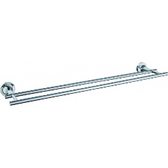 Изображение товара Полотенцедержатель двойной WONZON & WOGHAND SIMPLE, Хром (WW-6511)