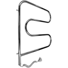 Изображение товара Электрический полотенцесушитель Terminus F-образный поворотный 600х600 нержавеющая сталь