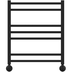 Изображение товара Полотенцесушитель Lemark Unit П7 LM45607BL черный нержавеющая сталь