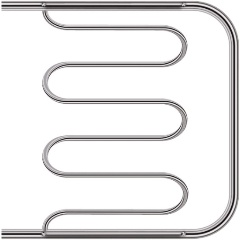 Изображение товара Полотенцесушитель Primoclima Astra Л water Inox 60*60