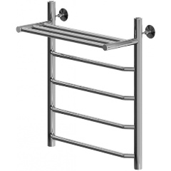 Изображение товара Полотенцесушитель Aquanet Fiona 00266740 600x500 с полкой хром водяной