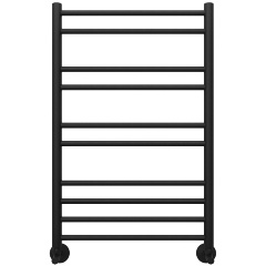 Изображение товара Полотенцесушитель водяной Aquatek Либерти П10 500х800 мм, черный муар, подключение нижнее/диагональное, нержавеющая сталь