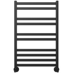 Изображение товара Полотенцесушитель водяной Aquatek Сириус П10 500х800 мм, черный муар, подключение нижнее/диагональное, сверхпрочная нержавеющая сталь