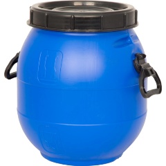 Изображение товара Бочка ПОЛОЦКПЛАСТ п/э 30л с винтовой крышкой синяя