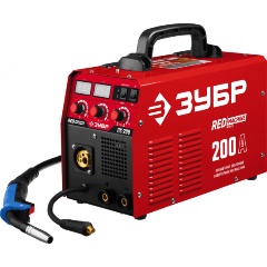 Изображение товара Инверторный сварочный полуавтомат MIG-MAG ЗУБР ПС-200, серия «RED MACHINE»