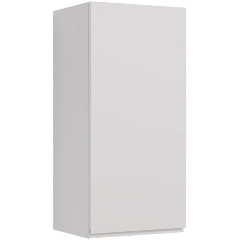 Изображение товара Полупенал Lemark VEON 35 см подвесной, 1 дверный, правый, цвет корпуса, фасада: Белый глянец, LM01V35PL