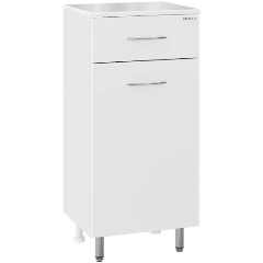 Изображение товара Полупенал Onika Каприз 40 напольный, белый, правый