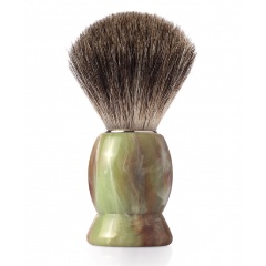 Изображение товара Помазок для бритья Mondial свиной ворс пластик оникс Италия