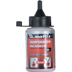 Изображение товара Порошок меловой MATRIX 84857, красный, 50 г, для разметочных шнуров