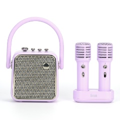 Изображение товара Портативная колонка с двумя микрофонами Divoom Songbird-SE, лавандовый