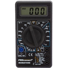 Изображение товара Портативный мультиметр PROconnect M830B (DT830B)
