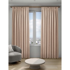 Изображение товара Портьера DECOFEST канвас Софи 200х280 бежевый