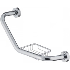 Изображение товара Поручень с мыльницей для ванной D-Lin D202103, хром