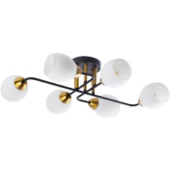 Изображение товара Потолочная люстра Arte Lamp ANDREA A8141PL-6BK стильная современная для спальни