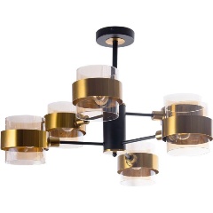 Изображение товара Потолочная люстра Arte Lamp Carlo A8205SP-6BK