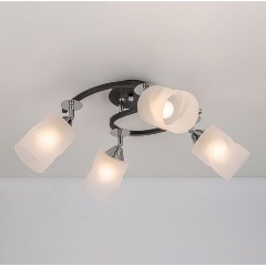 Изображение товара Потолочная люстра Citilux Сиерра CL119241 для кухни стильная современная белая стеклянная