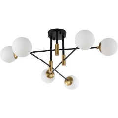 Изображение товара Потолочная люстра Crystal Lux Fidel PL6 Black