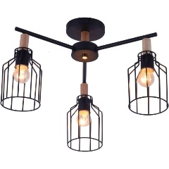 Изображение товара Потолочная люстра Escada 469/3PL Black стиль кантри для прихожей